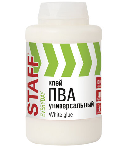 Клей ПВА 'STAFF', 1000 гр, 606431