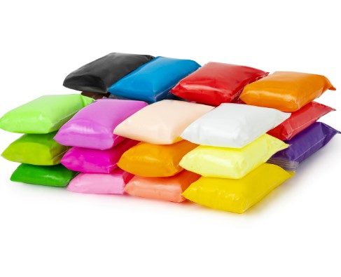 Суперлёгкий пластилин, 24 цвета по 13 г, пластиковые стеки 3 шт в комплекте, M-4199-24/M-4197-24