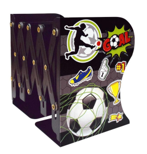 Подставка для книг "deVENTE.Goal", 190х147х90 мм , черный цвет, 8063223