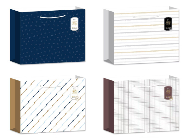 Пакет подарочный Нейтральный, 47х15х36, AR-6174