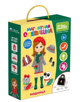 Магнитная игра-одевашка 'Модница', ET05-005