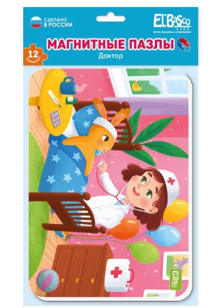 Магнитный пазл А5, 'Доктор', 12 элементов, ET04-022