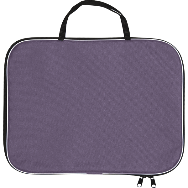 Папка менеджера deVENTE А3 45х34х2 см., ручки 24 см, на молнии, текстиль, сереневая, 3075122