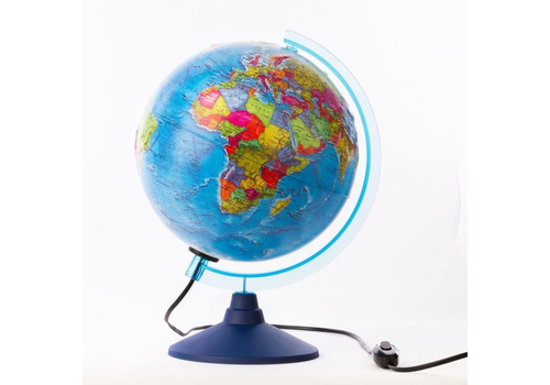 Глобус Земли Политический Рельефный (250 мм с подстветкой Классик Евро), Ke022500204