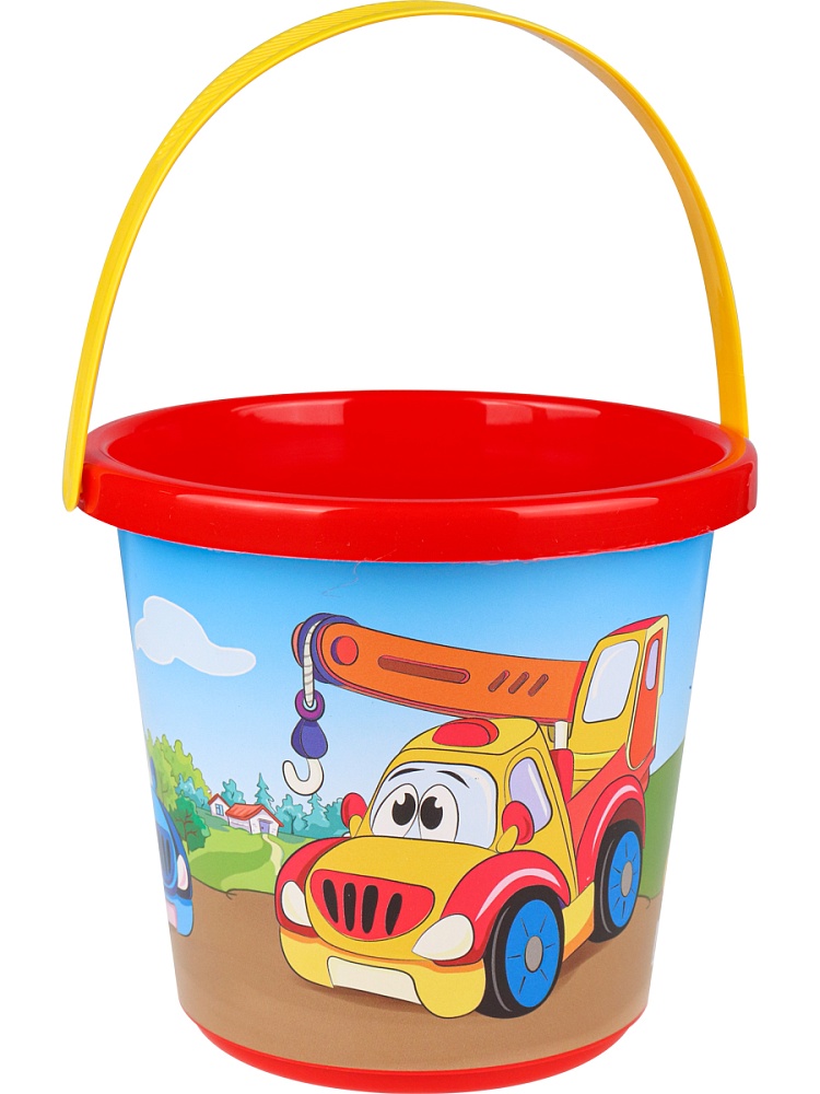 Ведро №8, 'Рыжий Кот', 0,85 л, 'Большие Машинки', И-2800