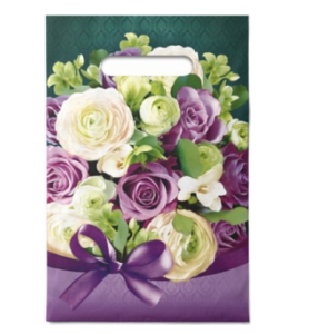 Пакет ПЭ с вырубной неусиленной ручкой 20х30см (30) "Барбара" Интерпак, ВНР43634