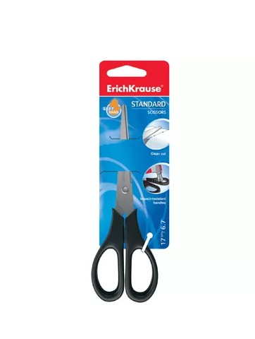 Ножницы для левши ERICH KRAUSE, 17,0 см, ассорти, 30778