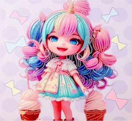 Алмазная мозаика, холст 30х30 см, М-12146