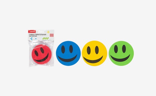 Стиральная губка deVENTE.Smile, 9 см, цвета ассорти, 6022303