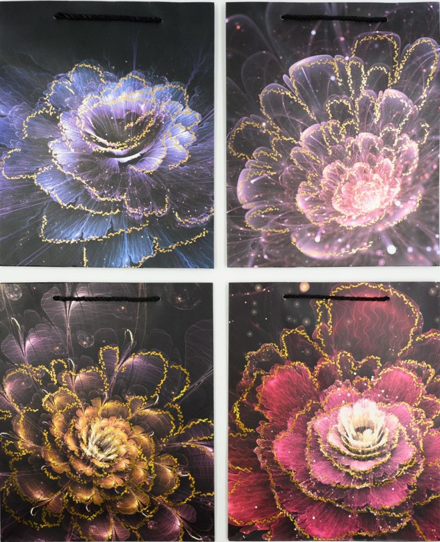 Пакет ЦВЕТОК-ВСЕЛЕННАЯ 26х32х10 см, 2252M