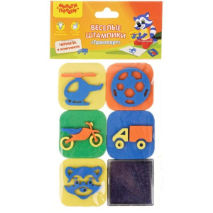Набор штампиков для творчества "Транспорт", ES_27731