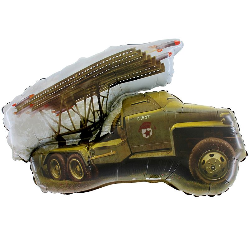 Шар фольга 'Боевая машина' 34' 1909-02