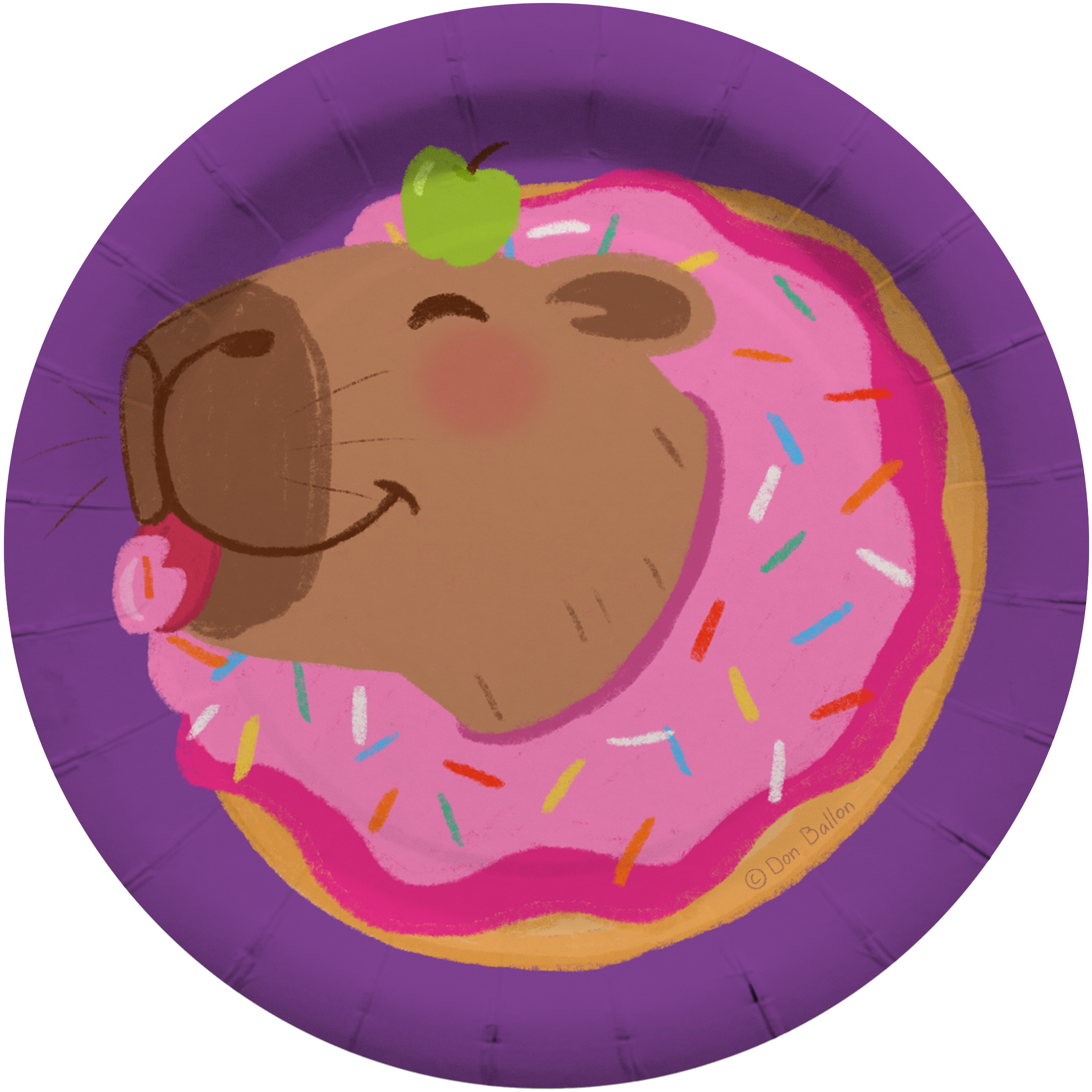 Набор тарелок, (7'';18 см), Капибара, (6 шт;уп), 77477