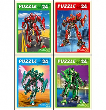 ПАЗЛЫ 24 элемента. АВТОТРАНСФОРМЕРЫ, П24-3913