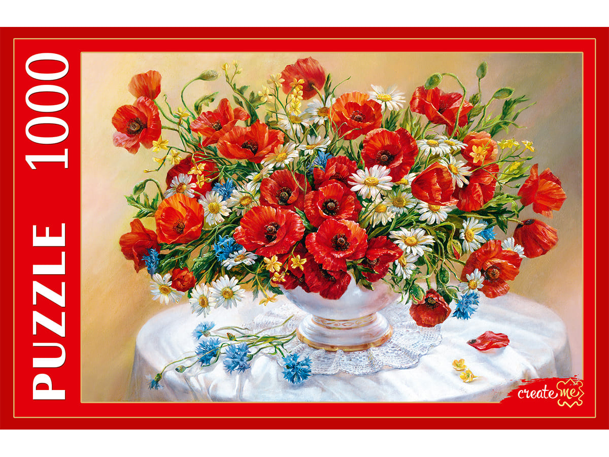 Пазлы 1000 эл. Дандорф-ОВ 'Маки', РУКП1000-2024
