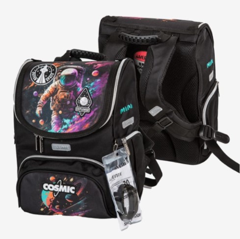 Ранец 'deVENTE. Mini. Cosmic' школьный жесткий 35x26x20 см (14 л), вес 800 г, 7030404