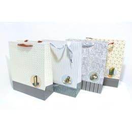 Пакет подарочный "Престиж" 26х32х10 микс С25829