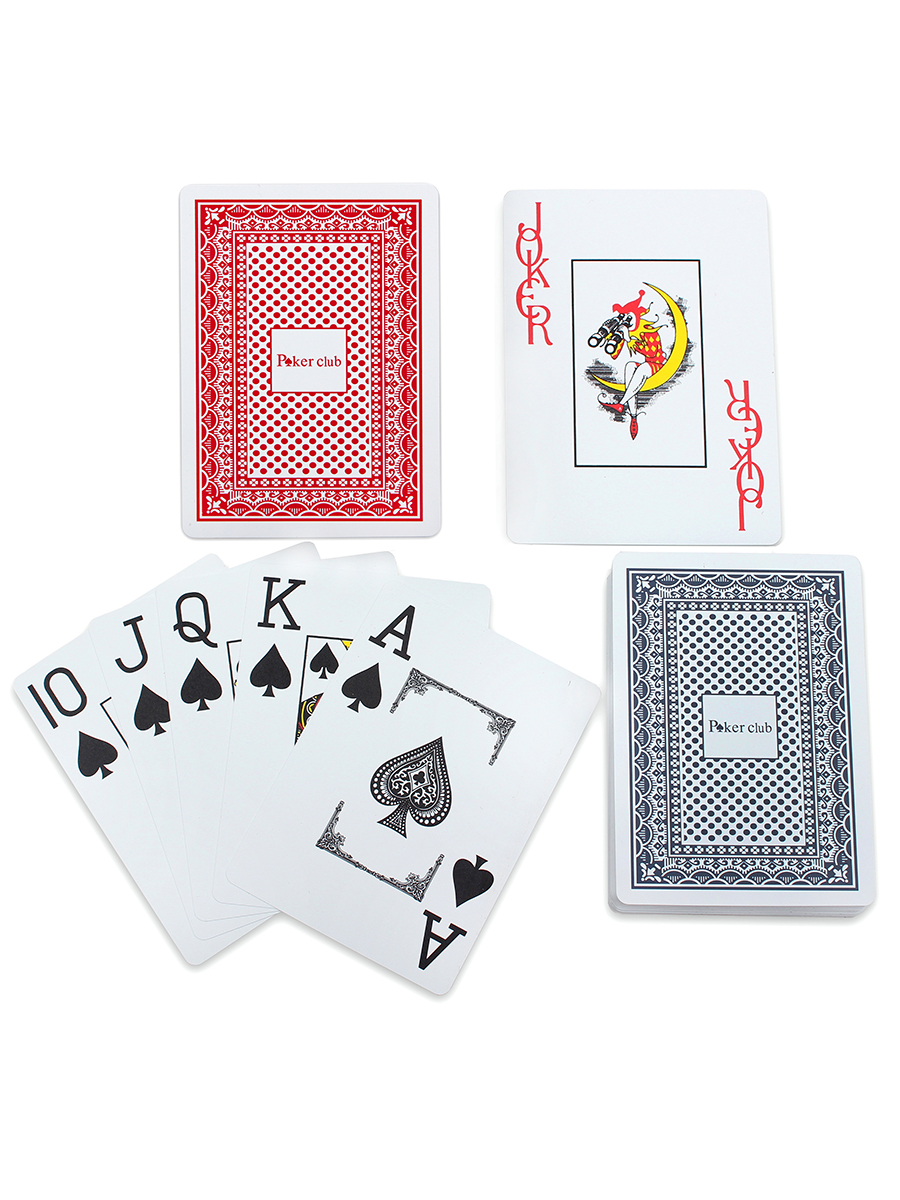 Игральные карты, набор двух колод, покер, (54 шт), ИН-5912