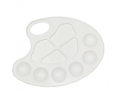 Палитра для рисования 'Проф-Пресс' белая стандарт,РП-4554