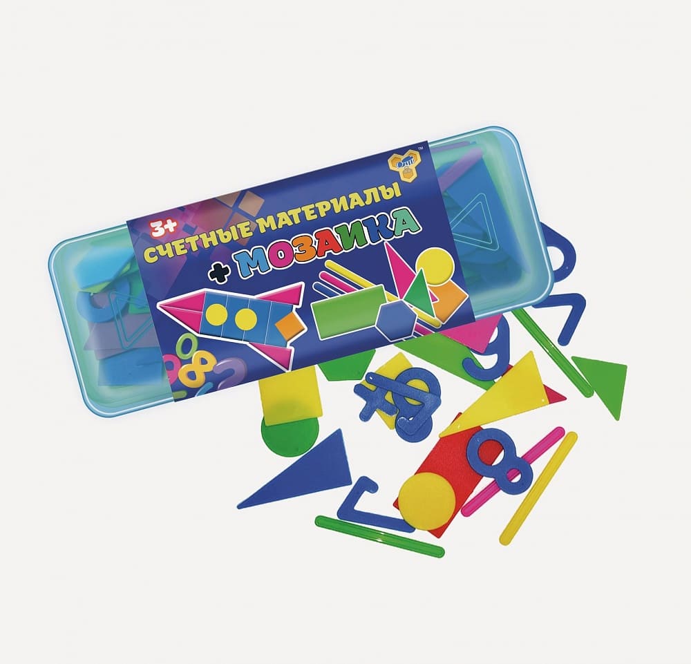 Набор счетных материалов + мозайка (20), СМ-3