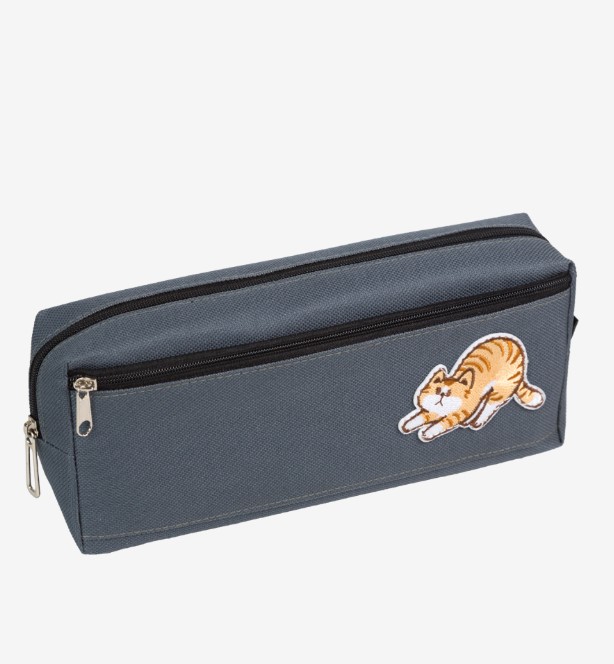 Пенал 'deVENTE. Можно не надо коты' 21x9x4,5 см, прямоугольный для 70 предметов, на молнии, 7020566