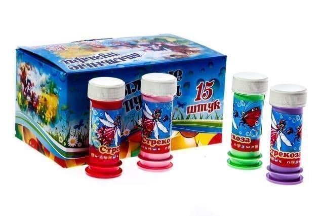 Мыльные пузыри  45 мл ,(15 шт;уп) , ассорти