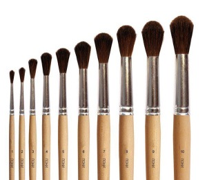 КИСТЬ ХУДОЖЕСТВЕННАЯ: ПОНИ №3  "ASMAR"