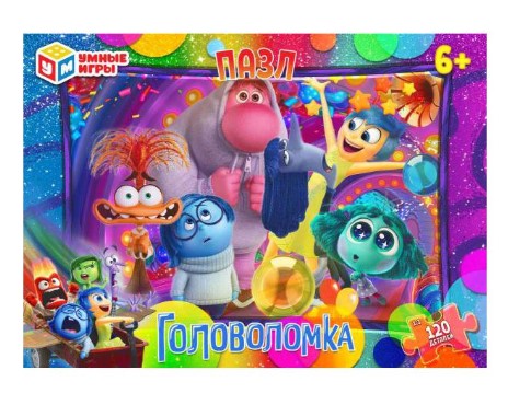 Головоломка. Пазлы в коробке 120 деталей. 180х130х25 мм, 385118