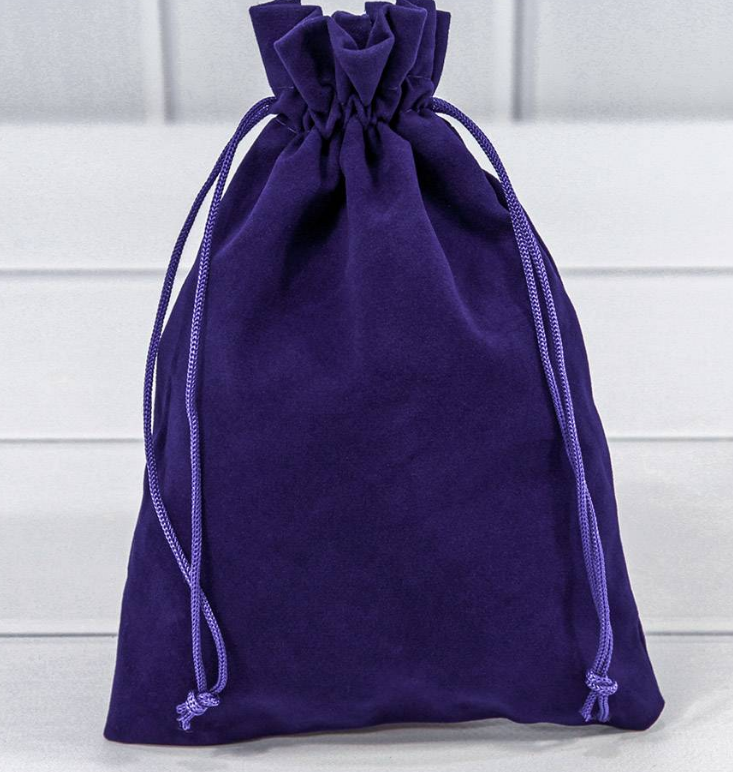 Мешочки бархатные 14х20 класс Б Синий, 000811G/103 н-й