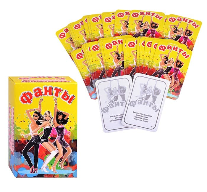 Карточная игра 'Фанты', Задира-Плюс, 72 карты, 12+, 89053